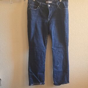 Womens Levis Wagerless Staright Boot Cute Jeans Size 16